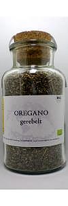 Oregano gerebelt Bio im Korkenglas